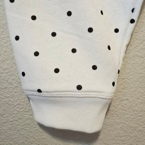 Karen Scott Sport Women's White Polka Dot Sweatshirt Size XXL Rockabilly Casual - Picture 6 of 16